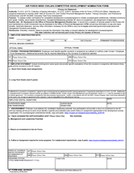 air force special duty assignment application