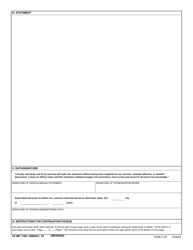 AF IMT Form 1168 Statement of Suspect/Witness/Complainant, Page 2