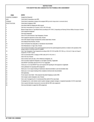 AF Form 1230 Standard Reporting Designator (Srd) Candidate Information, Page 2