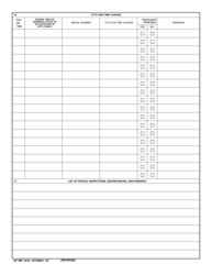 AF IMT Form 2410 Inspection/Tcto Planning Checklist, Page 2