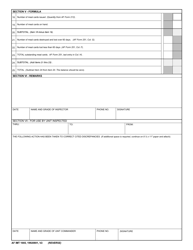 AF IMT Form 1665 Issue and Control of Meal Cards Inspection, Page 2