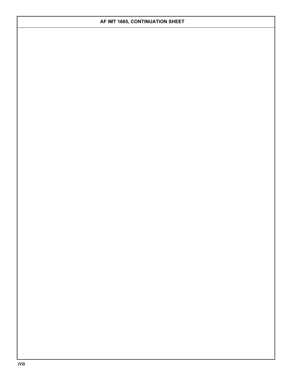 AF IMT Form 1665 Issue and Control of Meal Cards Inspection, Page 3