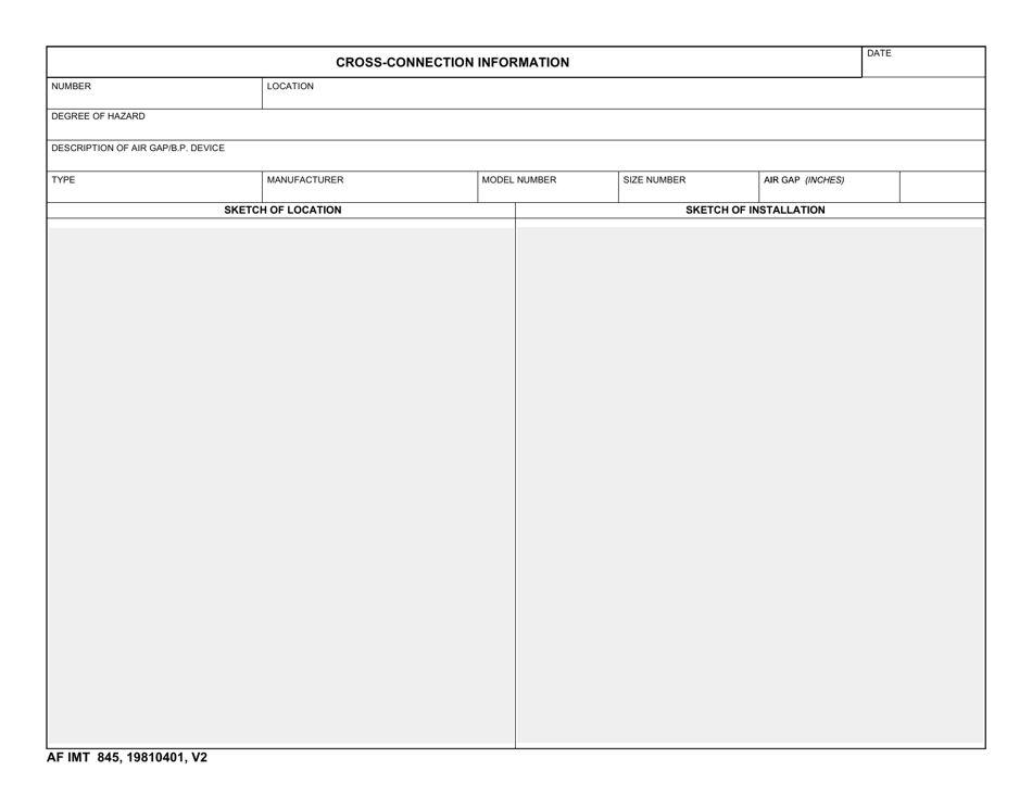 AF IMT Form 845 - Fill Out, Sign Online and Download Fillable PDF ...