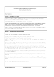 AF Form 4434 Vehicle Inspection and Maintenance (I/M) Program Self Certification, Page 2