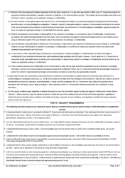 AF Form 4433 US Air Force Unclassified Wireless Mobile Device User Agreement, Page 2