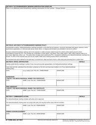 AF Form 4428 Tattoo/Brand/Body Marking Screening/Verification, Page 2