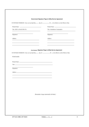 AF Form 4386 Utility Sales Agreement for Privatized Military Family Housing, Page 4