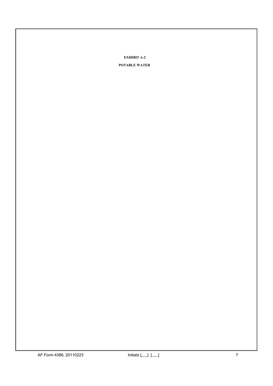 AF Form 4386 Utility Sales Agreement for Privatized Military Family Housing, Page 7