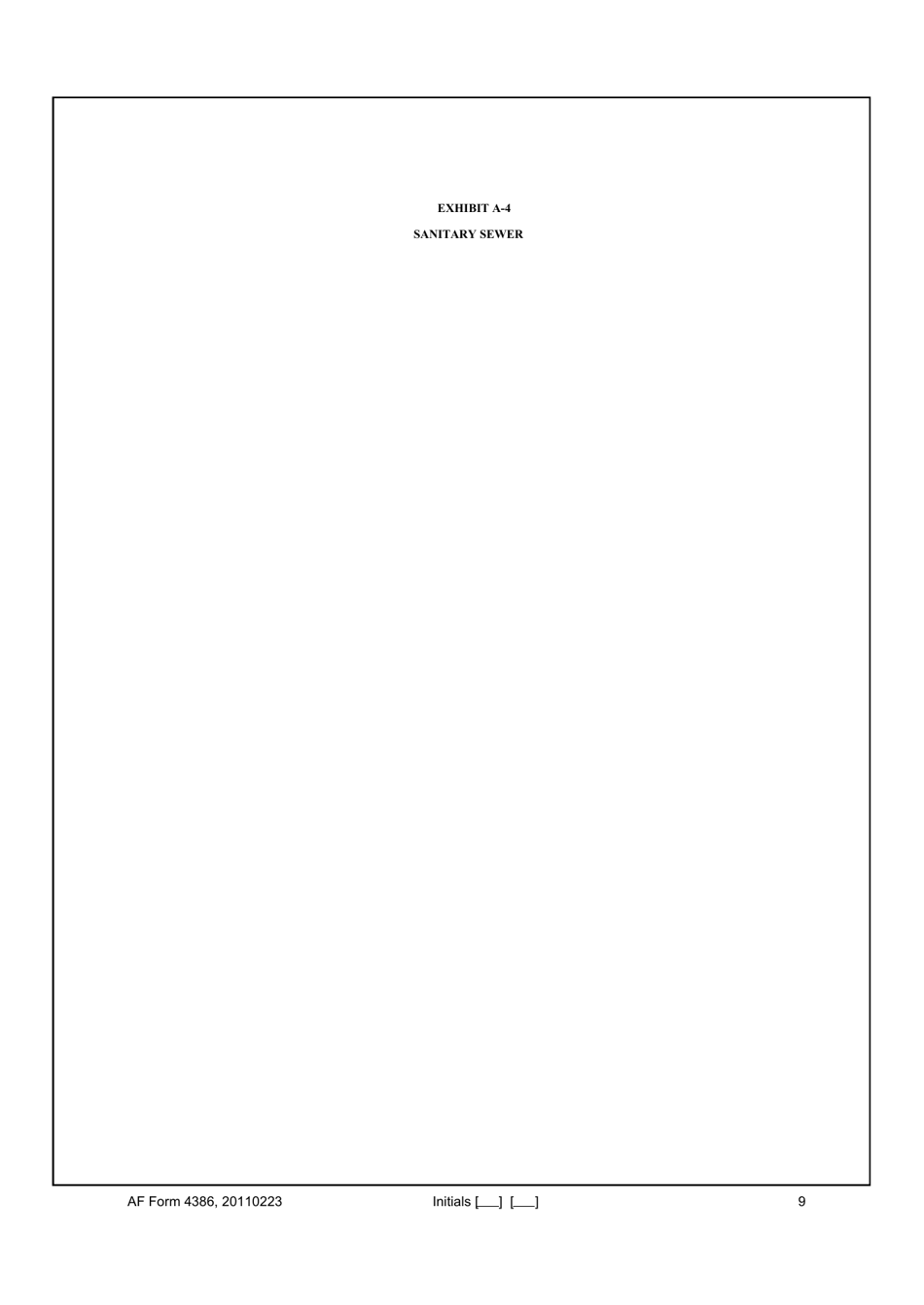 AF Form 4386 Utility Sales Agreement for Privatized Military Family Housing, Page 9