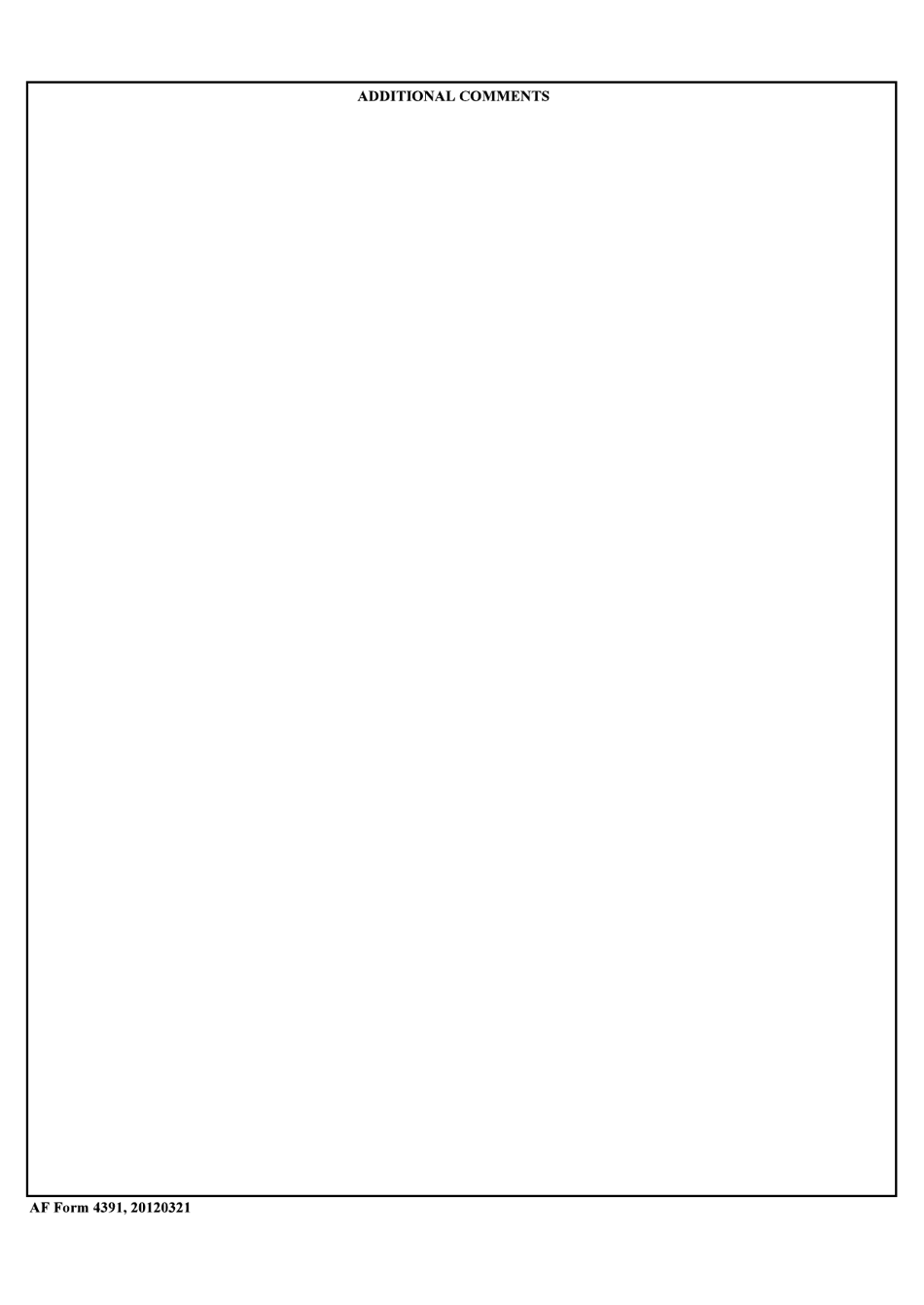 AF Form 4391 Fill Out Sign Online And Download Fillable PDF