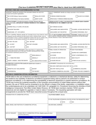 AF Form 4445 Request for Technical Surveillance Countermeasures (Tscm), Page 2