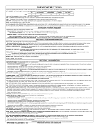 AF Form 81A Colonel Military Position Description (MPD), Page 2