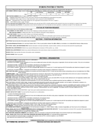 AF Form 81B Chief Master Sergeant Military Position Description (MPD), Page 2