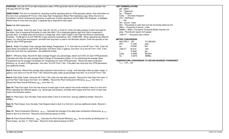 AF Form 1165 Fill Out Sign Online And Download Fillable PDF