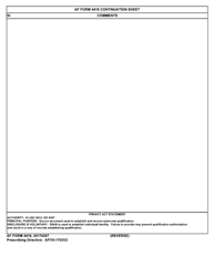AF Form 4418 Certificate of Cybercrew Qualification, Page 2