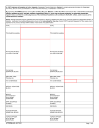 AF Form 4455 Emergency Family Member Travel (Efmt) Worksheet, Page 4