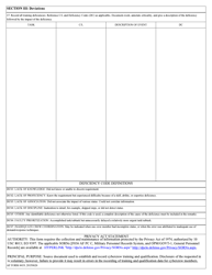 AF Form 4419 Record of Training, Page 2