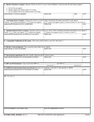 AF Form 3070E Record of Nonjudicial Punishment Proceedings (Officer) - Air National Guard Only, Page 2