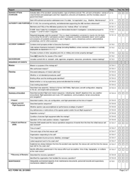 ACC Form 100 Aircraft Accident Investigation Board Checklist, Page 2