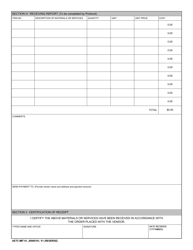 AETC Form 61 Official Representation Funds Request/Approval, Page 2