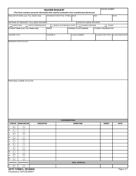 Document preview: AETC Form 6 Waiver Request