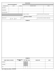 AETC Form 610Q Contract Instructor Evaluation Record, Page 2