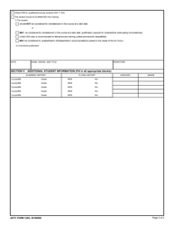 AETC Form 126G Record of Commander&#039;s Review Action (Graduate Flying Training), Page 2