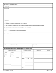 AETC Form 143 Record of Commander&#039;s Review Action (Abm/Cso), Page 2