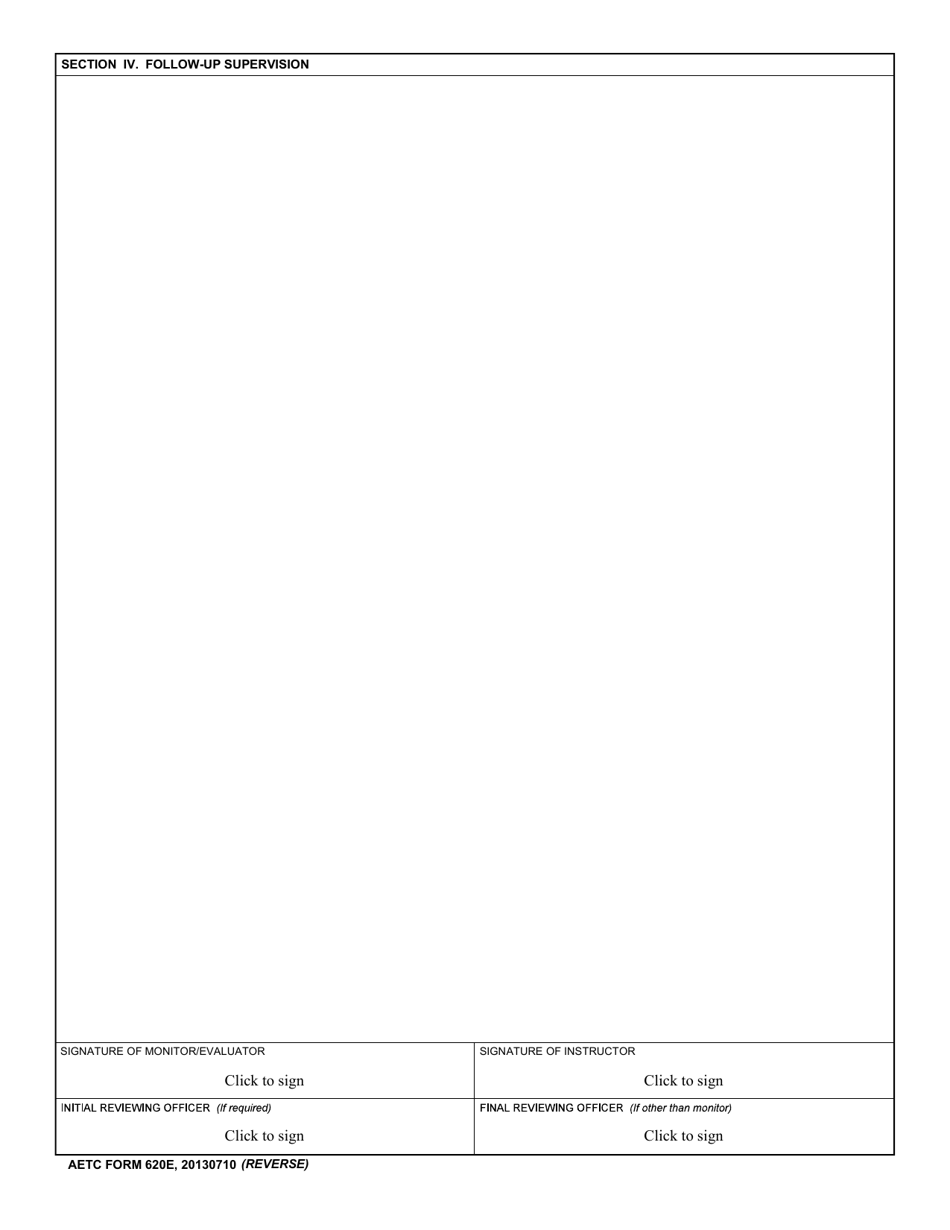 AETC Form 620E T-25 Instructor Monitoring Checklist, Page 2