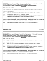 AFGSC Form 245 Authenticator Assignment/Entry Authorization Request/Record, Page 2