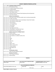AFGSC Form 67 Afgsc Large Maintenance Vehicle Evaluation/Observation, Page 2