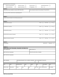 AFRC Form 36 Overhire Request Form, Page 2