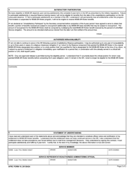 AFRC Form 19 &quot;Montgomery Gi Bill-Selected Reserve (Mgib-Sr) Kicker Contract&quot;, Page 2