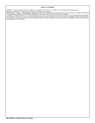 AMC Form 134 Mishandled Baggage Report, Page 2