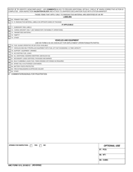 AMC Form 1015 Hazmat Inspection and Acceptance Checklist, Page 2
