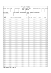 Document preview: AMC Form 39 Pallet Invoice