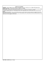 AMC Form 47 Report and Disposition of Unaccompanied Passenger Baggage (AMC), Page 2