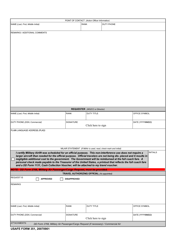 USAFE Form 351 Unofficial Family Member Travel Request and Authorization, Page 2