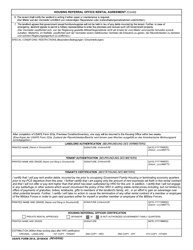 USAFE Form 291A Housing Referral Office Rental Agreement (Germany) (English/German), Page 2