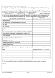 USAFA Form 68 Cadet Academic Deficiency Evaluation and Probation Action Plan, Page 2