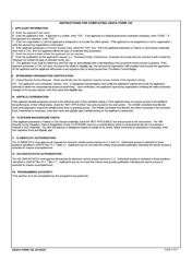 USAFA Form 120 Facility/Barrier Electronic Access Request, Page 3