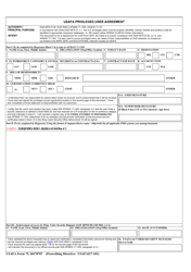 USAFA Form 75 Usafa Privileged User Agreement