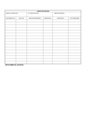 AFTO Form 152 Aircrew Cbrn Equipment Inspection Record, Page 2
