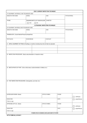 AFTO Form 242 Nondestructive Inspection Data, Page 2