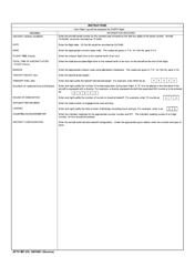 AFTO IMT Form 278 A-10 Flight Log, Page 2