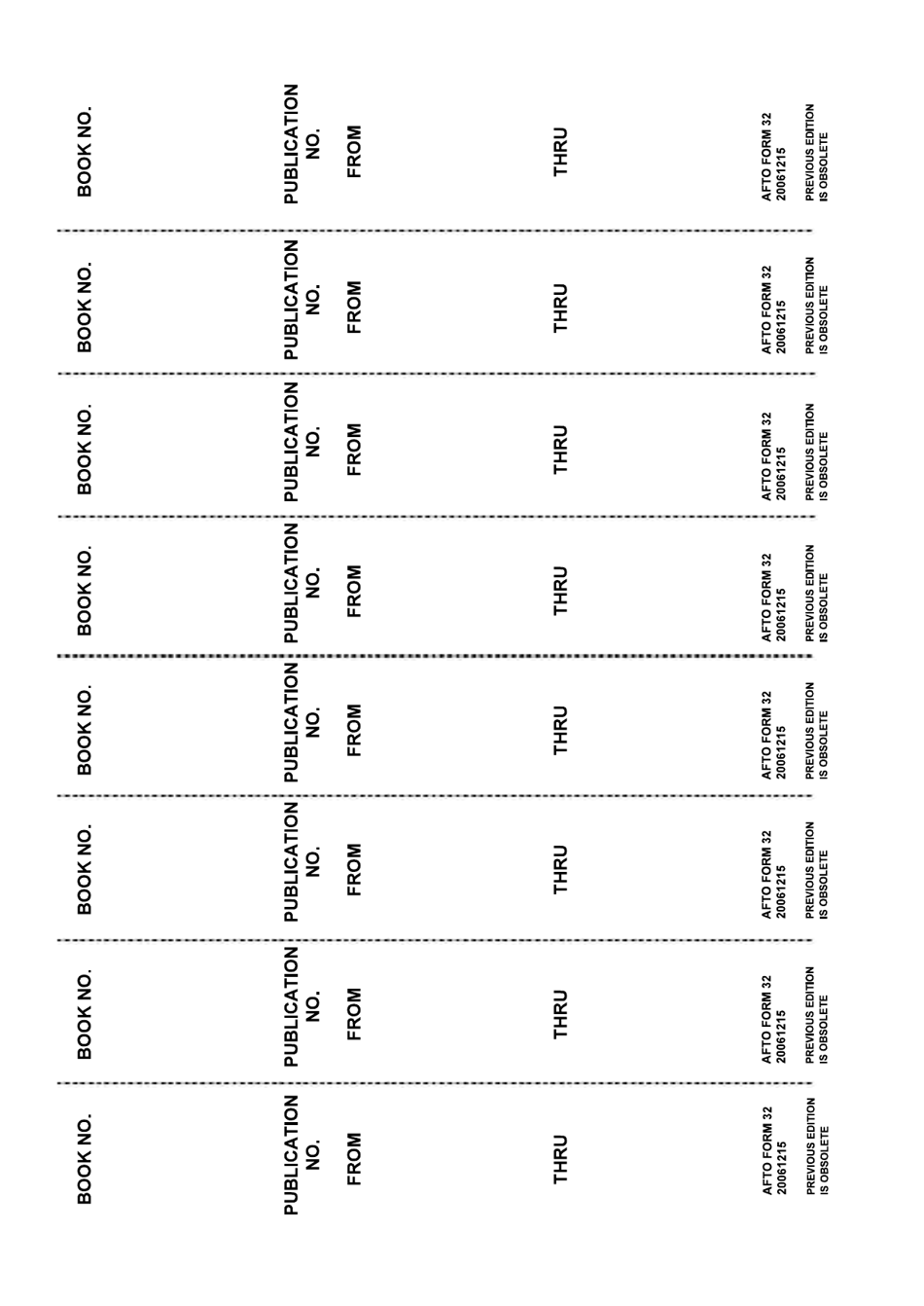 AFTO Form 32 - Fill Out, Sign Online and Download Fillable PDF ...