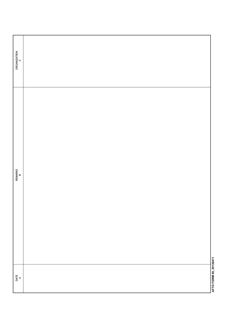 Afto Form 95 Fill Out Sign Online And Download Fillable Pdf