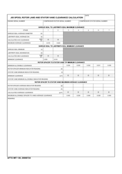 Document preview: AFTO IMT Form 130 J85 Spool Rotor Land and Stator Vane Clearance Calculation