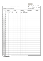 AFTO Form 30 Reproduction Assembly Sheet, Page 3