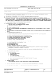 AFTO Form 216 Pre-maintenance (Pm) Survey Record and Certification, Page 2